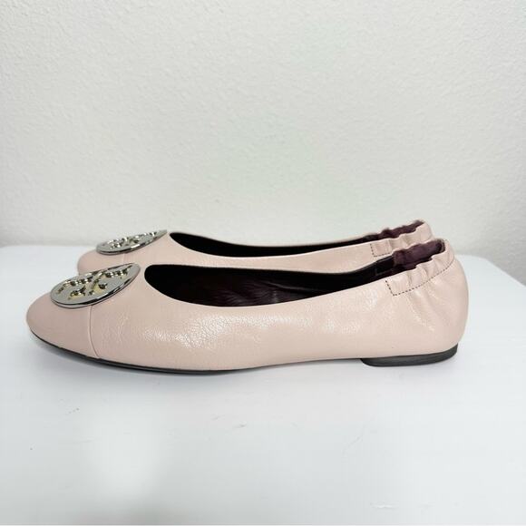 TORY BURCH Claire Cap-toe Ballet Flats Size 8 - Picture 2 of 6